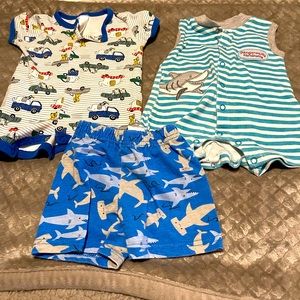 Baby boy onesies /shorts
